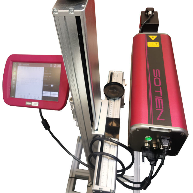 50W 9.3μm IP55 CO2 Laser Coding Machine / Portable Desktop Laser Printer