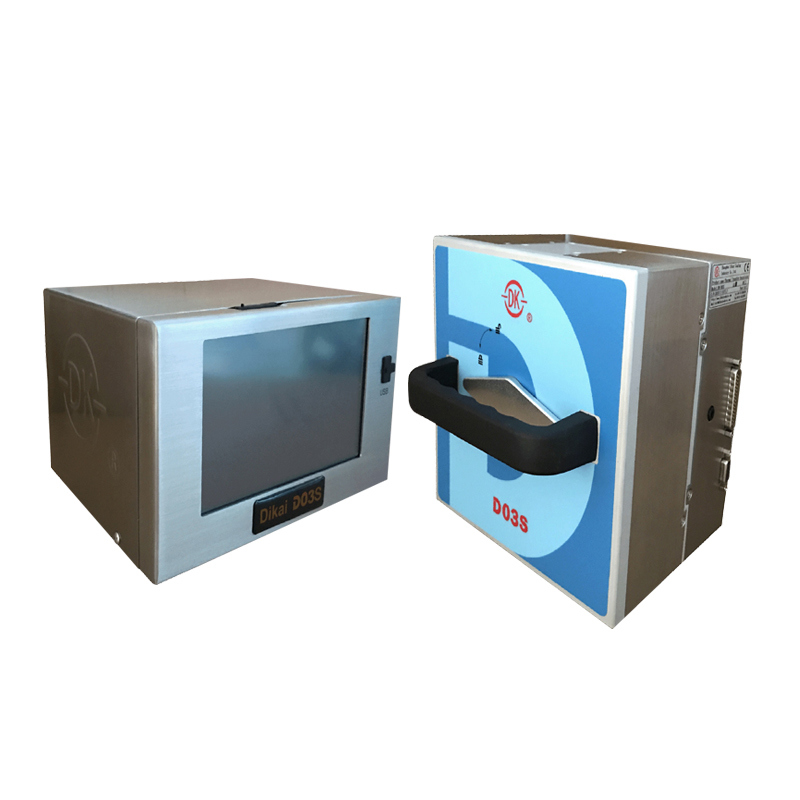 เครื่องพิมพ์ถ่ายโอนความร้อน DIKAI D03S พร้อมอายุการใช้งานยาวนาน อินเทอร์เฟซ USB/RS232/เครือข่าย สำหรับอุตสาหกรรมอาหารและเครื่องดื่ม