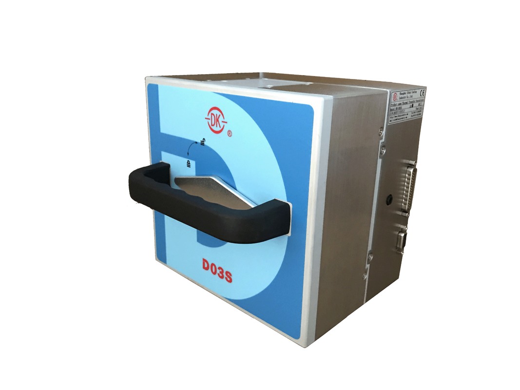 เครื่องพิมพ์ถ่ายโอนความร้อน DIKAI D03S พร้อมอายุการใช้งานยาวนาน อินเทอร์เฟซ USB/RS232/เครือข่าย สำหรับอุตสาหกรรมอาหารและเครื่องดื่ม